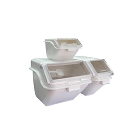 SHELF INGREDIENT BIN with LID & SCOOP