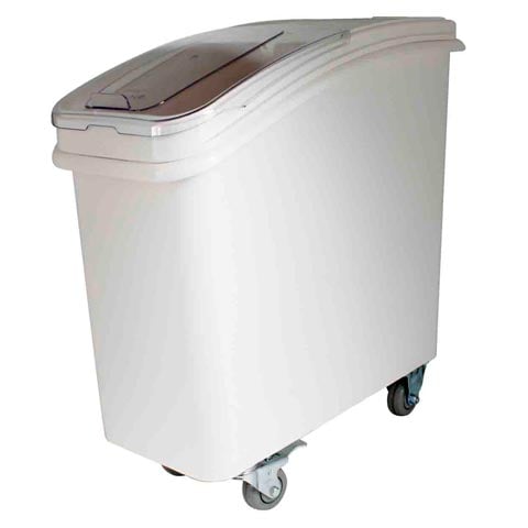 INGREDIENT BIN w/SLIDING LID & SCOOP HOOK, L33xW74.5xH71cm, 81L, JIWINS