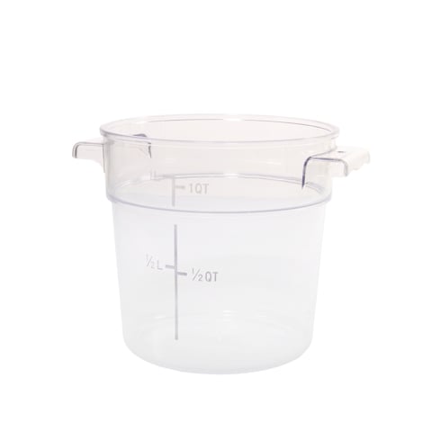 POLYCARBONATE ROUND STORAGE CONTAINER