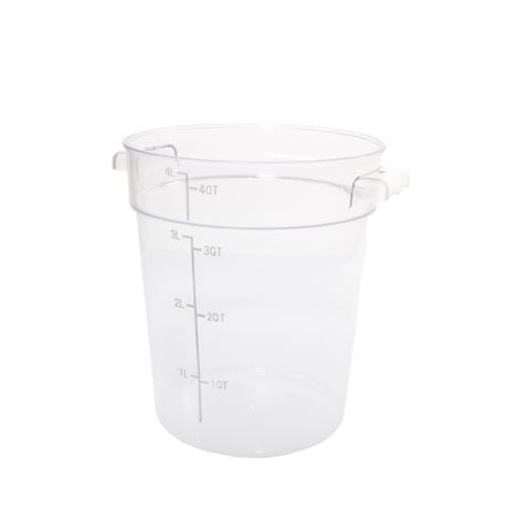 POLYCARBONATE ROUND STORAGE CONTAINER