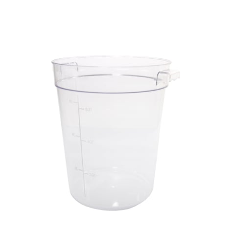 POLYCARBONATE ROUND STORAGE CONTAINER