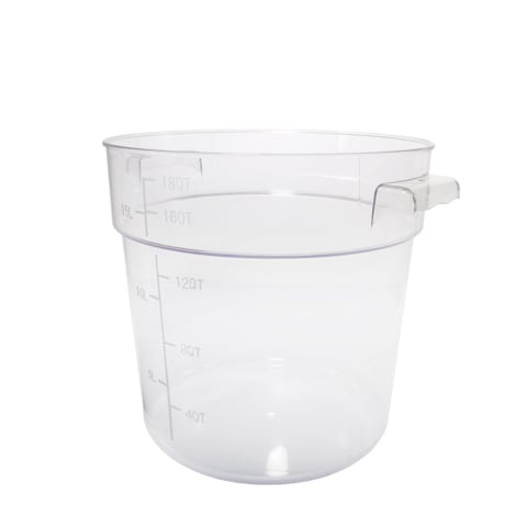 POLYCARBONATE ROUND STORAGE CONTAINER