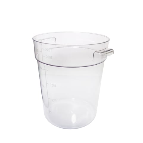 POLYCARBONATE ROUND STORAGE CONTAINER