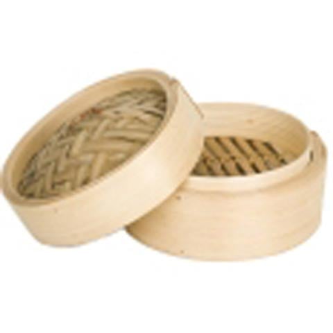 BAMBOO STEAMER CASE - SHALLOW (HIGH-RAISE BASE) Ø5"