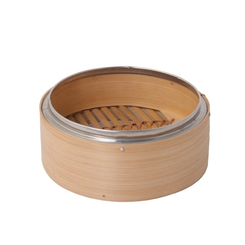 BAMBOO STEAMER CASE - S/S RIM Ø6.5"