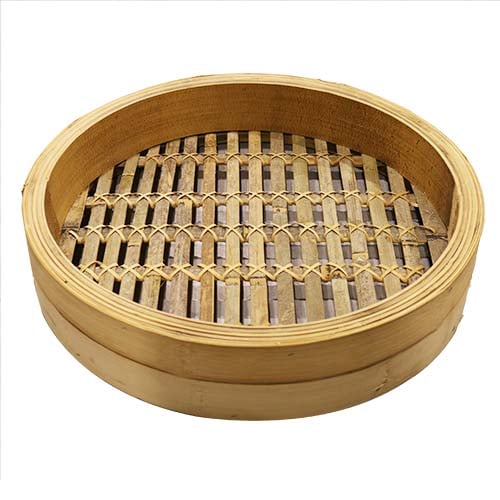 BAMBOO STEAMER CASE WITH STEEL WIRE