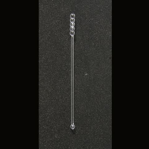 -TS- (19-00488) PLC PEARLS STIRRER L19.5cm, CLEAR (50pcs/pkt, 10pkts/ctn)