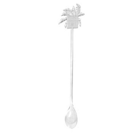 -TS- (19-00469) PLC COCONUT BAR SPOON/STIRRER L22.5cm, CLEAR (30pcs/pkt, 10pkts/ctn)