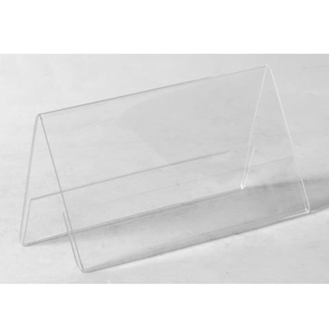 -TS- PLC 2-SIDED MENU CARD HOLDER L14xW8cm