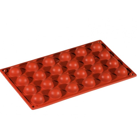 SILICONE MODULAR MOULD for 24 MINI HEMISPHERES