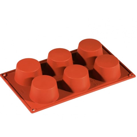 SILICONE MODULAR MOULD for 6 MUFFINS