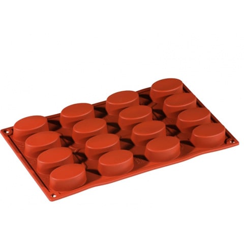 SILICONE MODULAR MOULD for 16 MINI OVALS