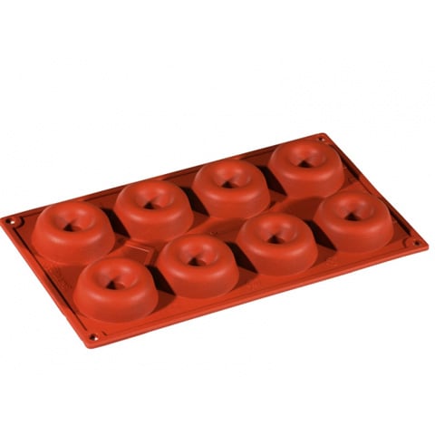 SILICONE MODULAR MOULD for 8 SAVARINS