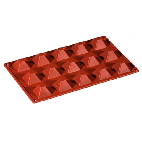 SILICONE MODULAR MOULD for 15 PYRAMIDS