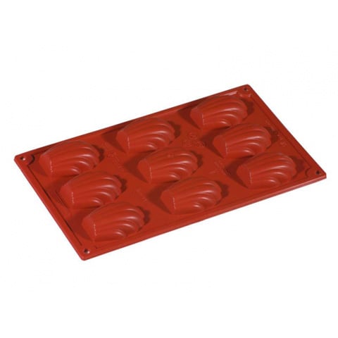 SILICONE MODULAR MOULD for 9 MADELEINES