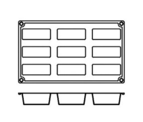 SILICONE MODULAR MOULD for 9 CAKES