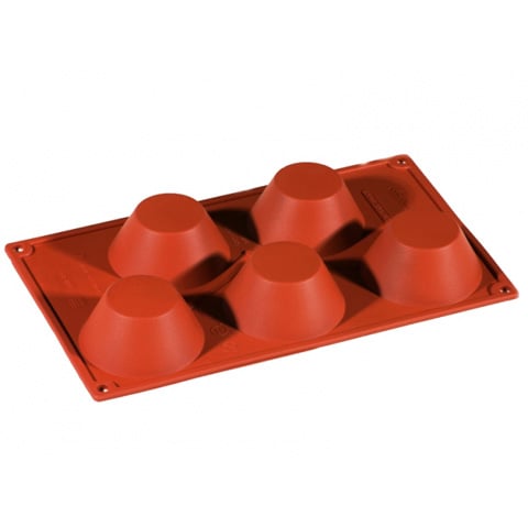 SILICONE MODULAR MOULD for 5 MUFFINS