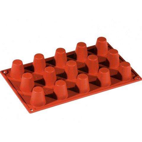 SILICONE MODULAR MOULD for 15 MINI CYLINDERS