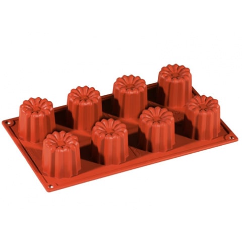 SILICONE MODULAR MOULD for 8 BORDELAIS