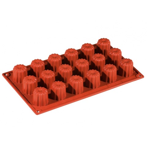 SILICONE MODULAR MOULD for 18 MINI BORDELAIS