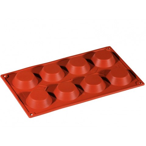 SILICONE MODULAR MOULD for 8 TARTELLETTA