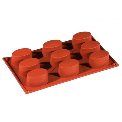 SILICONE MODULAR MOULD for 9 OVALS