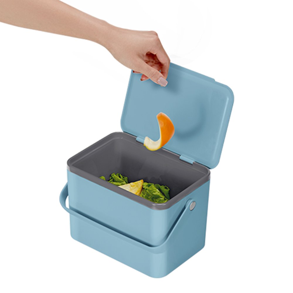 ABS FOOD WASTE CADDY WITH LID
