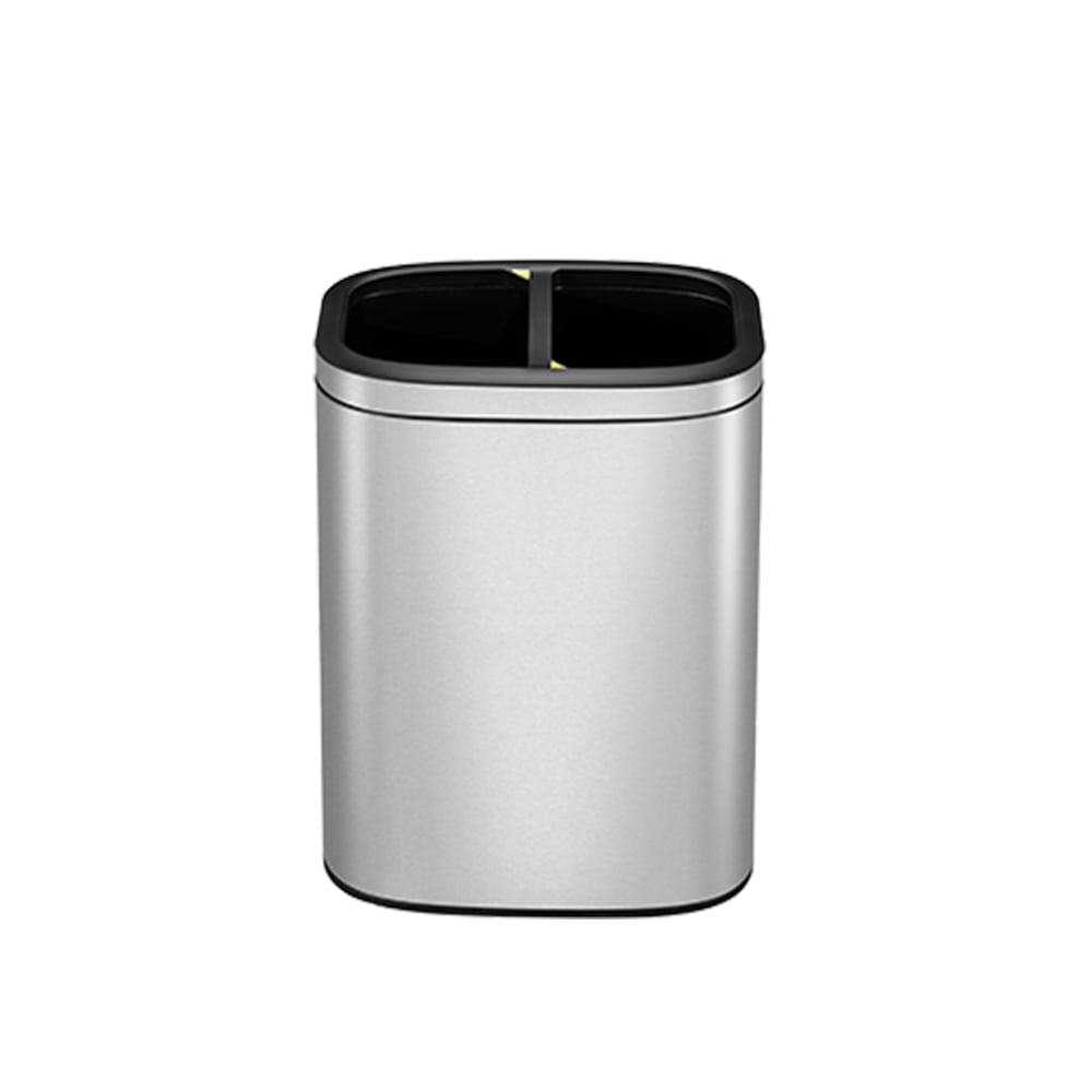 STAINLESS STEEL RECTANGLE OPEN TOP RECYCLING BIN