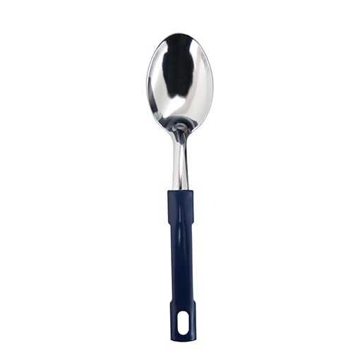 S/S DESSERT SPOON PLC HDLE L19.5cm, BLUE