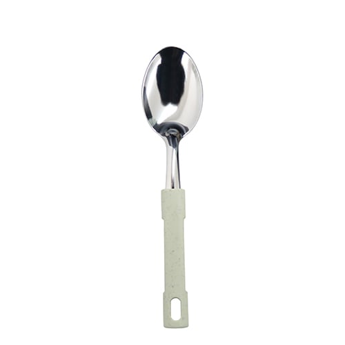 S/S DESSERT SPOON PLC HDLE L19.5cm, SPECKLED BEIGE