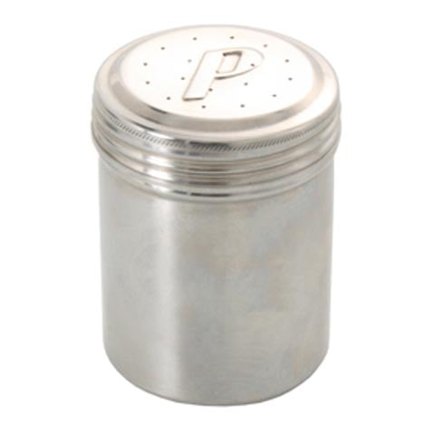 Stainless Steel Pepper Shaker with 'P' Cover 10oz