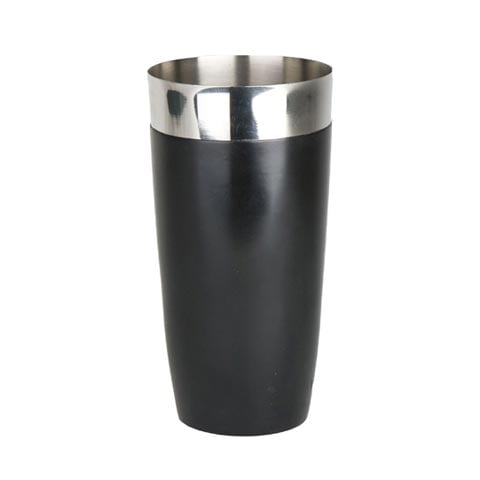 Black Vinyl Boston Shaker 28oz