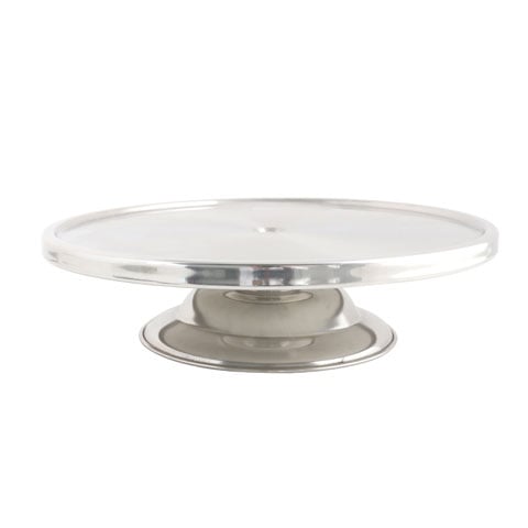 Stainless Steel Round Cake Stand Ø12"xH3.1/4"