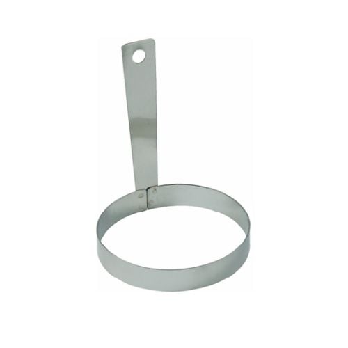 Stainless Steel Round Egg Ring With Long Handle 3"
