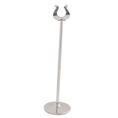 Stainless Steel Table Number Stand H12"