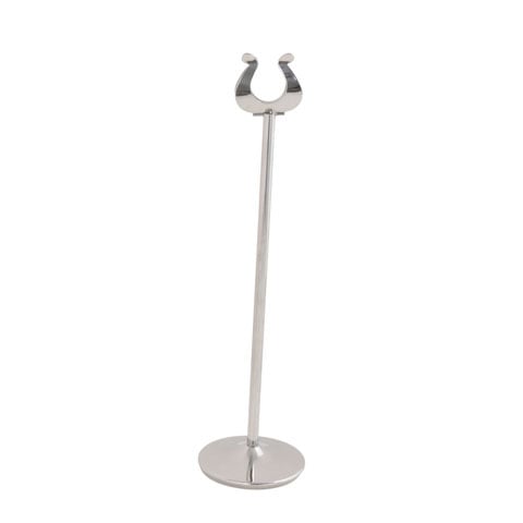 Stainless Steel Table Number Stand H16"