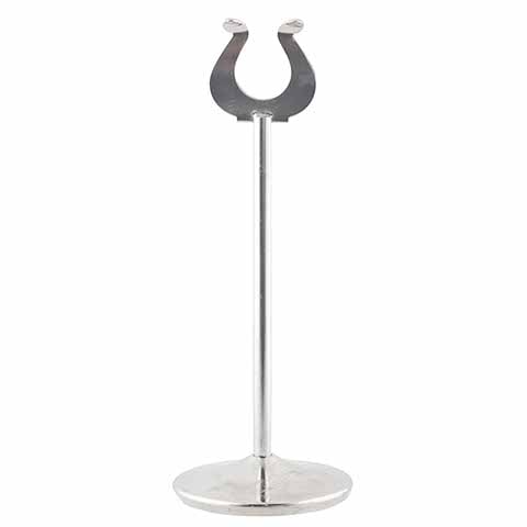 Stainless Steel Table Number Stand H8"