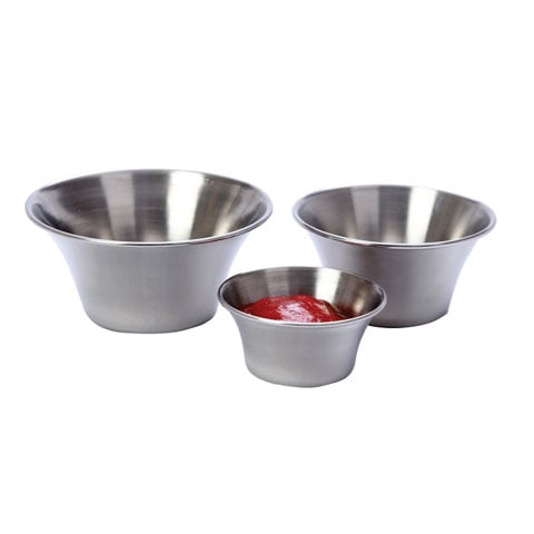 Stainless Steel Sauce Cup With Flared Top Ø8xH4cm, 4oz