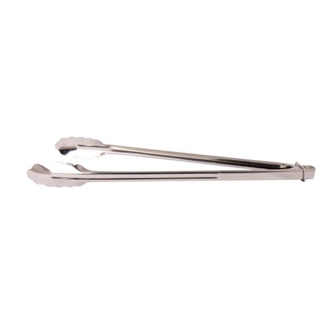 Stainless Steel Utility Tong with Locking Ring 16"