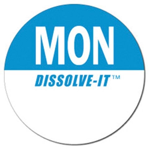 MONDAY 3/4" HALF DISSOLVE-IT 1000/RL, DOT IT