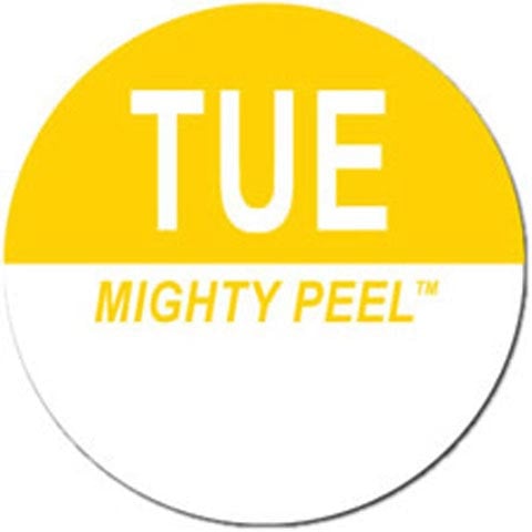 Label 3/4" HALF DOT MIGHTY PEEL