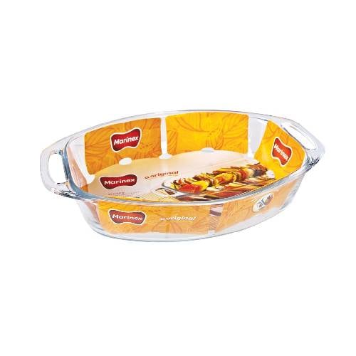 Marinex Glass Oval Roaster With Handle 3.2L, Medium