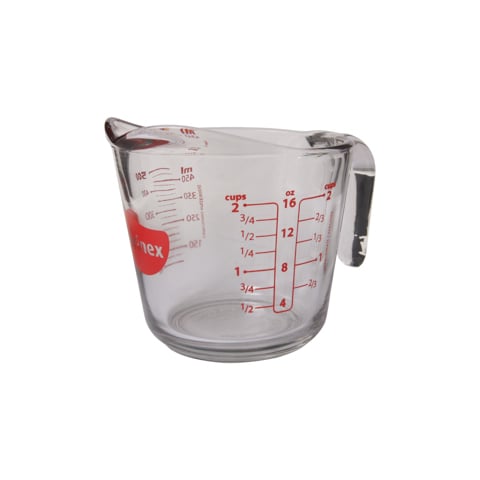 Marinex Glass Round Measuring Jug 0.5 Ltr