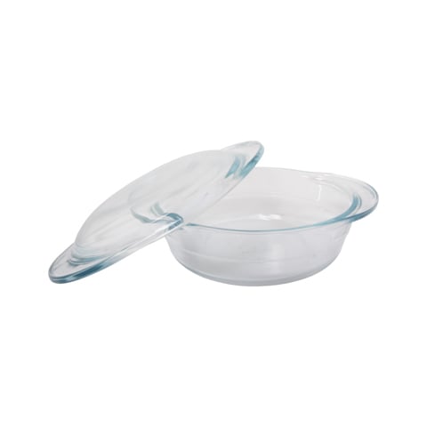 Marinex Glass Round Casserole/Tureen With Lid, 1L