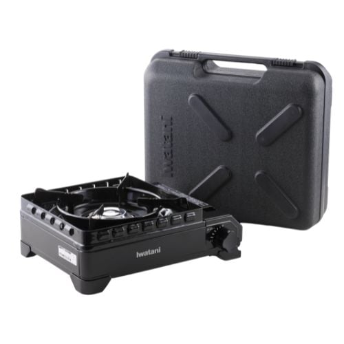 Iwatani Tough Maru Outdoor Cooking Stove, Black