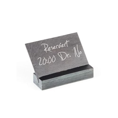 APS Slate Menu Card L12xW4xH7cm