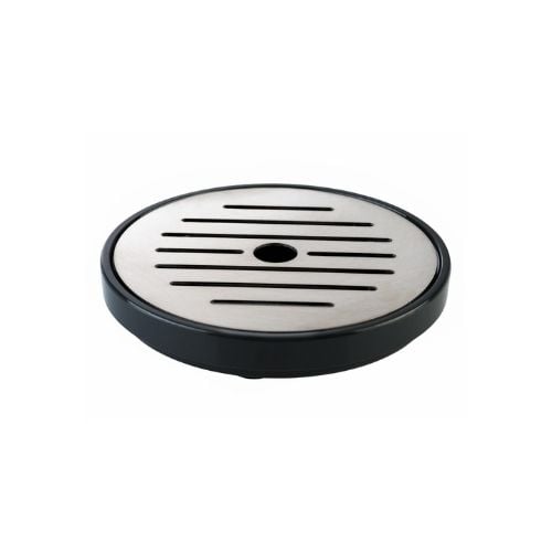 APS Drip Tray 2Pc Set Ø9.5xH1.5cm, Black
