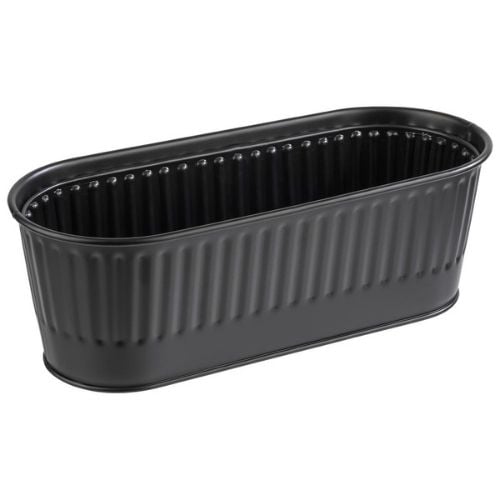 Aps Stainless Steel Cutlery Tray/Basket L29.5xW12xH10cm,Black, 2L