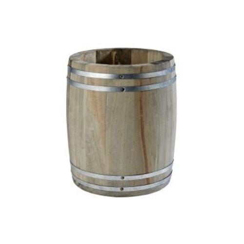 APS Wood Barrel Cutlery Holder Ø11.5xH14cm