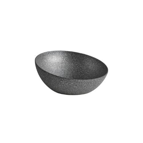 APS Frostfire Aluminium Non-Stick Round Display Bowl For Hot & Cold Service Ø32.5xH14cm, 3L, -30° To 200°C, Black